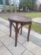 Taboret gięty stolik sygnowany antyk