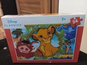 Puzzle król lew mufasa Pumba 3+ clementoni 