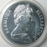 Bermudy 1 dolar, 1972r. Królewskie srebrne wesele