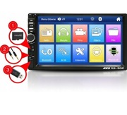 RADIO 2DIN EKRAN 7 USB SAMOCHODOWE SD MP3 BT rs302