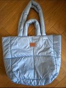 Piubello torebka torba damska shopper Fluffy Blue Shadow błękitna niebieska