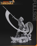 Figurka druk 3D żywica 12K " Maelle Expedition 33 - F1097 " - Miniature