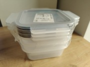 3x Ikea 365+ trzy pojemniki z pokrywkami nowe