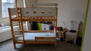 ŁÓŻKO PIĘTROWE Drewniane GAGATEK 160x80 piętrowe lub dwa oddzielne