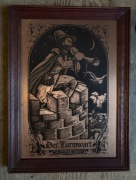 Obraz z miedzi - Strażnik Wieży - Wartownik - Galeria Salemera - lata 60