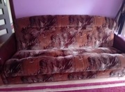 Wersalka materiałowa ze skrzynią 