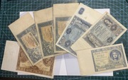 Selekcja 7 banknotów II RP 1930-1936  100zł, 20zł, 5zł  Oryginały