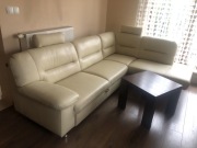 Narożnik ,,HELVETIA ,Skóra naturalna .NOWY !