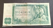 Stary banknot Czechosłowacja 100 koron 1961 rok 