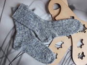 Ciepłe skarpety na drutach 