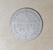 1 silber groschen 1837 A Prusy - piękny stan