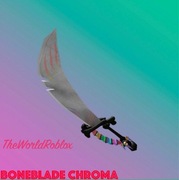 Roblox Murder Mystery 2 Boneblade Chroma