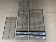 System regałów ażurowych Elfa platinum