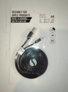 Kabel ładowania i transmisji danych USB A iPhone Apple 8 pin 2 metry!