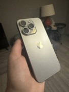 iPhone 15 Pro Tytan Naturalny, 128 GB, stan igła 