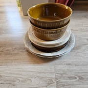 Misa duże dwa tależe ozdobne