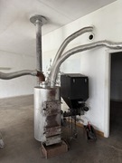 Piec kocioł na pelet paliwo stale