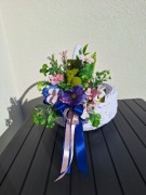 Stroik do koszyczka, gotowa dekoracja koszyczka