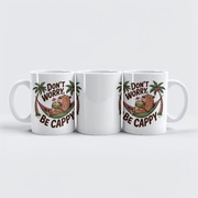 WYLUZOWANY KUBEK KAPIBARA - Bo po co się martwić, skoro można być Cappy!