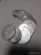 10 MONET 50 franków "ZEUS" srebro pr 900