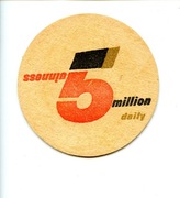 Podstawka pod piwo - Guinness 5 million daily