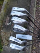 kije golfowe Wilson i Callaway (ok. 20lat) z torbą