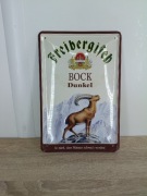 Metalowa tablica reklamowa / szyld Freibergifch Bock Dunkel – styl retro