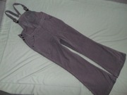 LEE spodnie ogrodniczki dzwony roz M