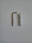 KOŁEK ROZPOROWY Z HAKIEM PROSTYM FI 6 - 4X35 + GRATIS