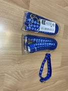 Obroża i smycz ciemno niebieska dla kota, psa, zwierząt domowych.