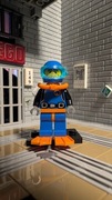 Minifigurka LEGO COL01-15 Deep Sea Diver, Nurek, Seria 1