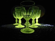 Kieliszki manganowe do likieru Vintage 