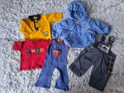 Zestaw ubrań 74/80 vintage dla chłopca