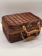 Mini kosz piknikowy z wikliny