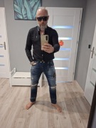 Amiri jeansy męskie