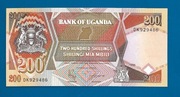 UGANDA - 200 szylingów - ROK 1987 - P 32 - UNC