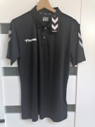 Czarna koszulka polo Hummel rozmiar M