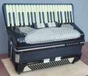 Akordeon HOHNER Verdi IV Musette 120B 4-5ch Super Stan Piękne brzmienie