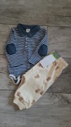 H&M sinsay body plus nowe spodnie zimowe ocieplane 68cm