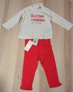 Nowy komplecik dla Dziewczynki w rozm 74 3-12 miesięcy marki Cool Club Smyk