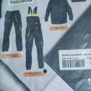 Spodnie ogrodniczki Magnum rozmiar 50.