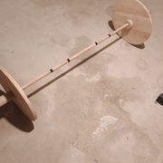 Zestaw Gryf techniczny 3kg+ 2 koła drewniane 1kg