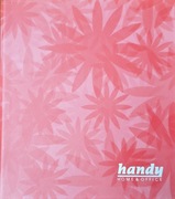 segregator A5 2ringi kwiatki czerwony