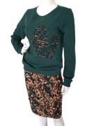 Nowy komplet bluza spódnica w rozmiarze M/L produkt Hand Made 