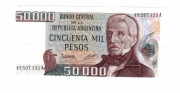 ARGENTYNA 50000 PESOS 1979 P307A