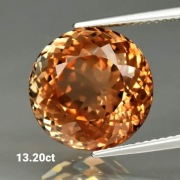 Topaz naturalny 13,19ct wycena 5100zł + certyfikat