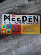 Paleta akwareli Duża pojemność z pokrywką Pusty gwasz dla początkujących 