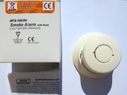 ELMES - MTS166 bezprzewodowa optyczna czujka detektor DYMU z baterią 9V