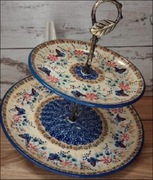 Patera ceramiczna Bolesławiec 2 w 1 ceramika Bolesławiec Super unikat