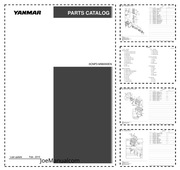 Yanmar F320 F360 F420 3TNE84 3TNE88 4TNE84 Parts Catalog Katalog części